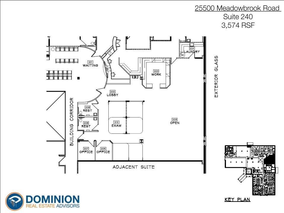 25500 Meadowbrook Rd, Novi, MI en alquiler Plano de la planta- Imagen 1 de 1