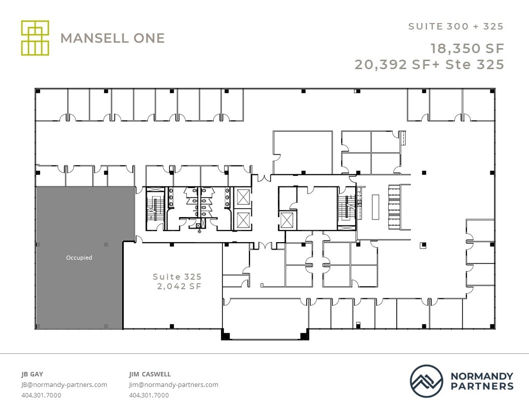 3700 Mansell Rd, Alpharetta, GA en alquiler Plano de la planta- Imagen 1 de 2