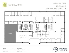 3700 Mansell Rd, Alpharetta, GA en alquiler Plano de la planta- Imagen 1 de 2