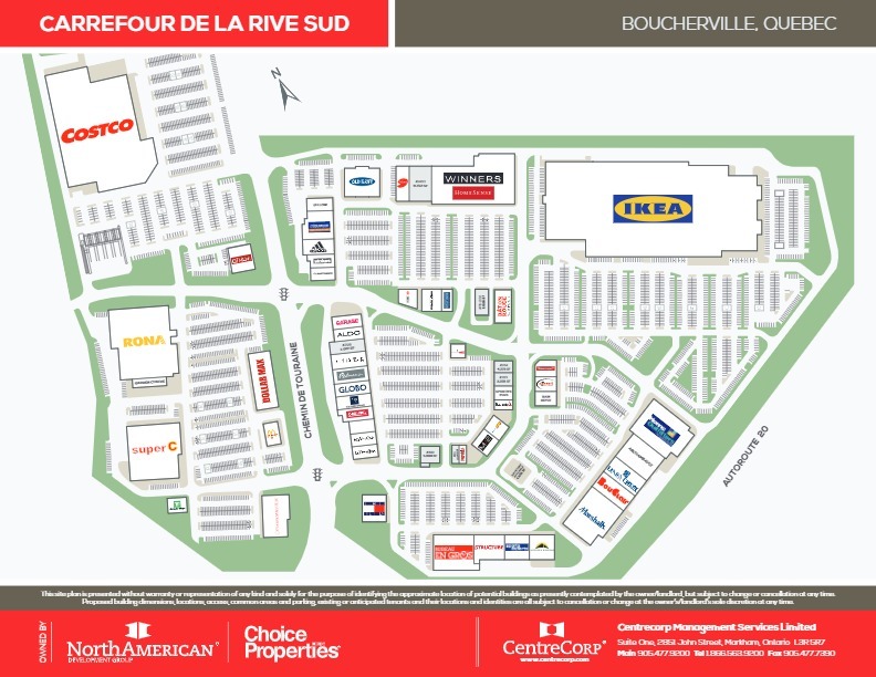 582 Ch de Touraine, Boucherville, QC en alquiler Plano del sitio- Imagen 1 de 1