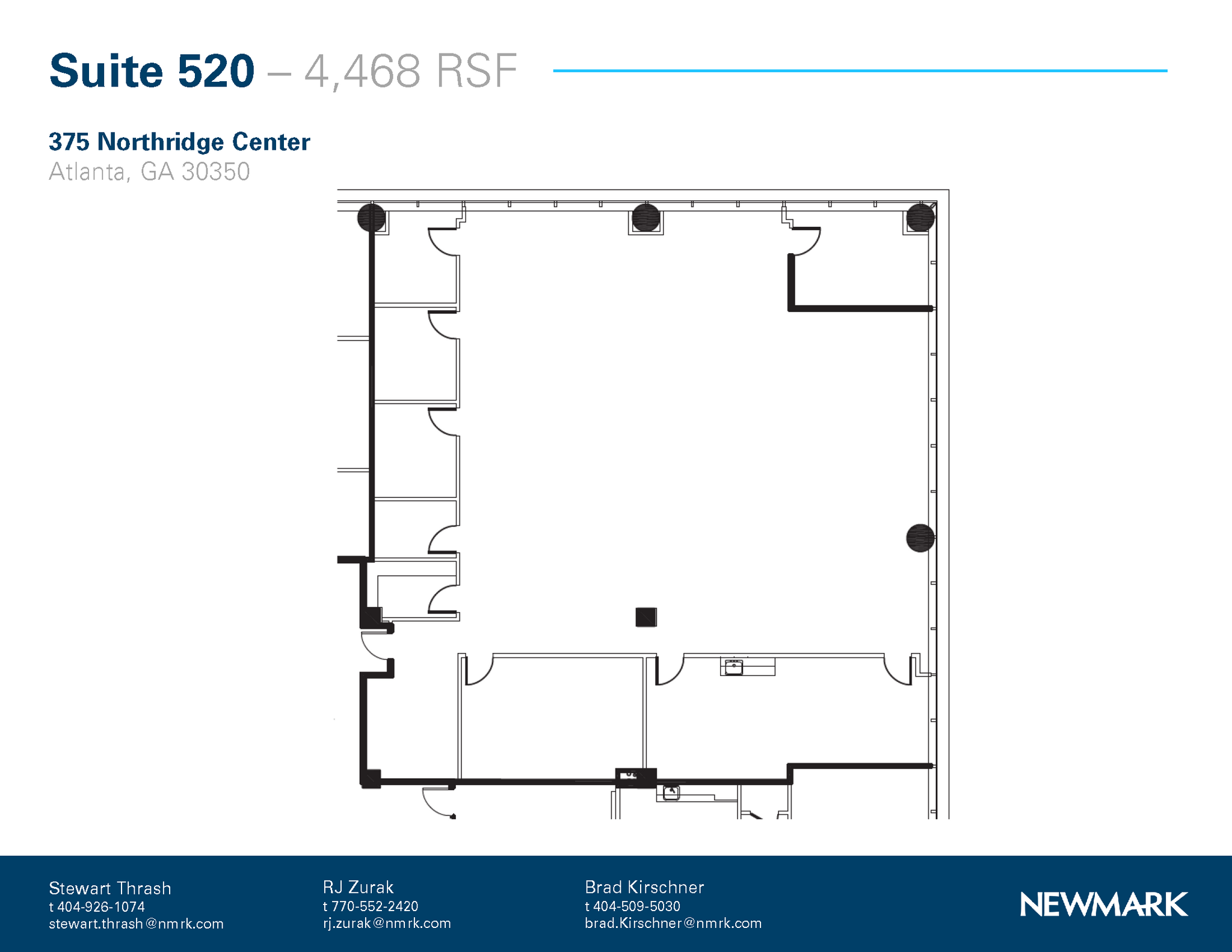 375 Northridge Rd, Atlanta, GA en alquiler Plano de la planta- Imagen 1 de 1