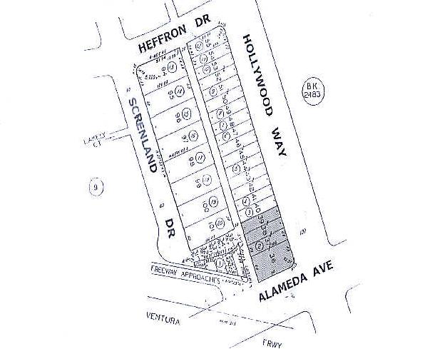 201 N Hollywood Way, Burbank, CA en alquiler - Plano de solar - Imagen 3 de 3