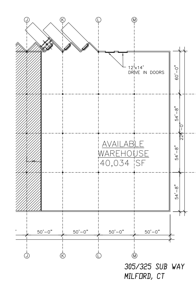 305 Sub Way, Milford, CT en alquiler Plano de la planta- Imagen 1 de 1