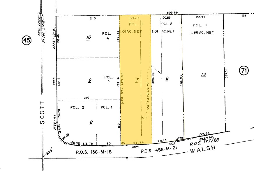 1845-1879 Walsh Ave, Santa Clara, CA en venta - Plano de solar - Imagen 3 de 3