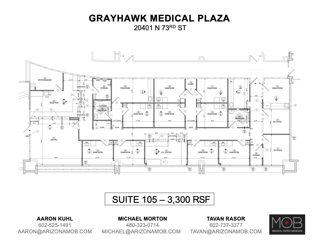 20401 N 73rd St, Scottsdale, AZ en alquiler Plano de la planta- Imagen 1 de 1