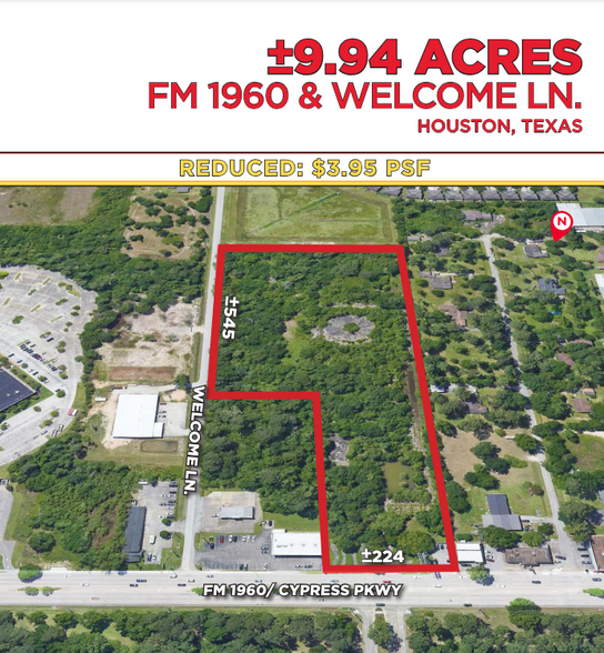 FM 1960 & Welcome Ln, Houston, TX en venta - Foto del edificio - Imagen 1 de 2