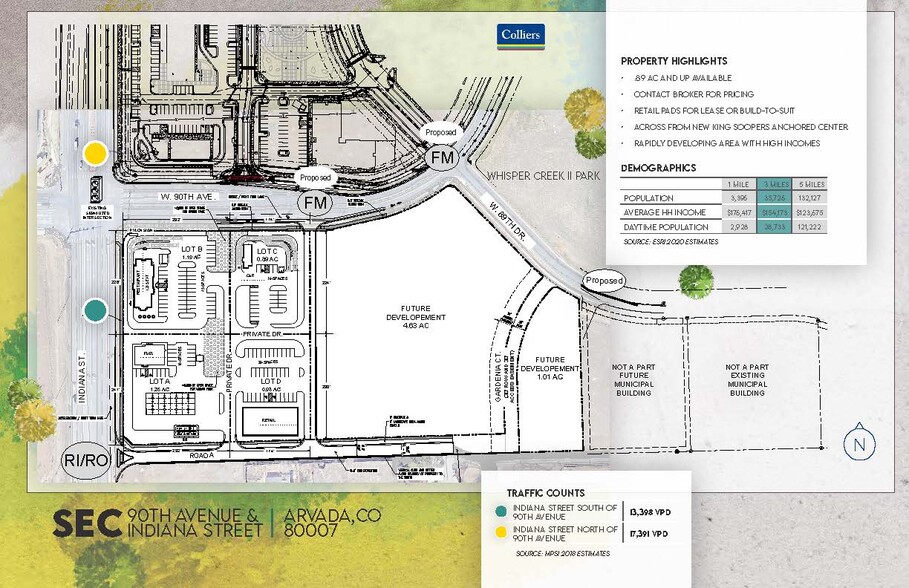 SEC 90th Ave. & Indiana St., Arvada, CO en alquiler - Plano del sitio - Imagen 2 de 2