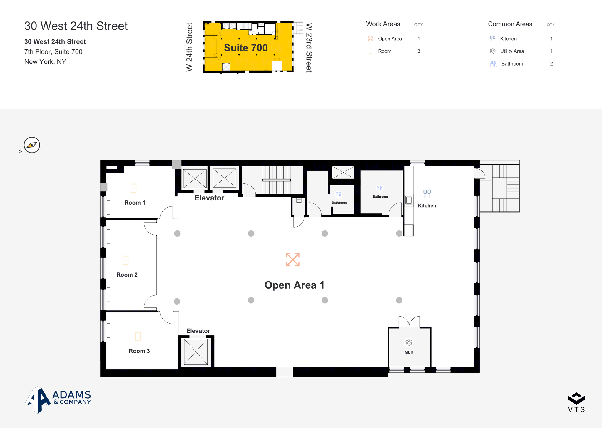 30 W 24th St, New York, NY en alquiler Plano de la planta- Imagen 1 de 6