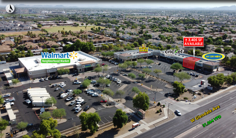 7450 W Glendale Ave, Glendale, AZ en alquiler - Vista aérea - Imagen 1 de 9