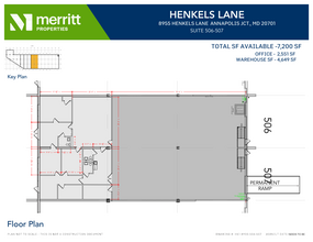 8955 Henkels Ln, Annapolis Junction, MD en alquiler Plano de la planta- Imagen 1 de 1