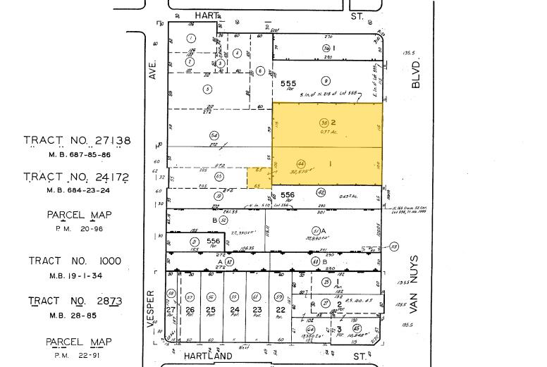 6931 Van Nuys Blvd, Van Nuys, CA en alquiler - Plano de solar - Imagen 2 de 3