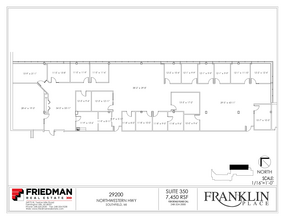 29200 Northwestern Hwy, Southfield, MI en alquiler Plano de la planta- Imagen 1 de 1