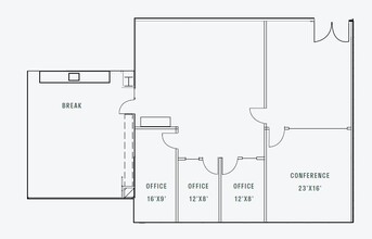 451 A St, San Diego, CA en alquiler Plano de la planta- Imagen 1 de 1