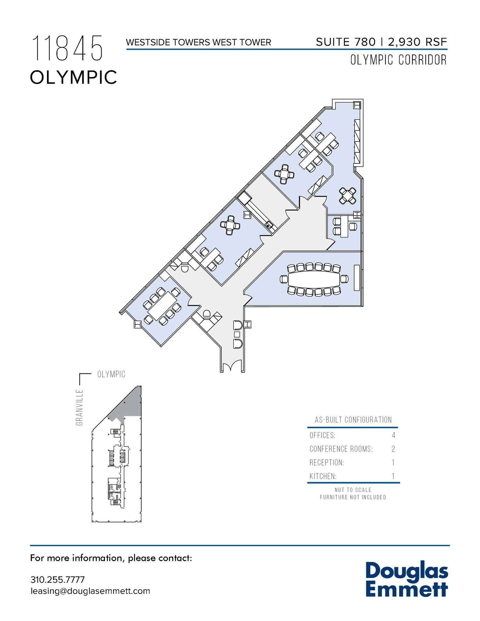 11845 W Olympic Blvd, Los Angeles, CA en alquiler Plano de la planta- Imagen 1 de 1