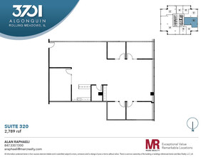 3701 Algonquin Rd, Rolling Meadows, IL en alquiler Plano de la planta- Imagen 1 de 2