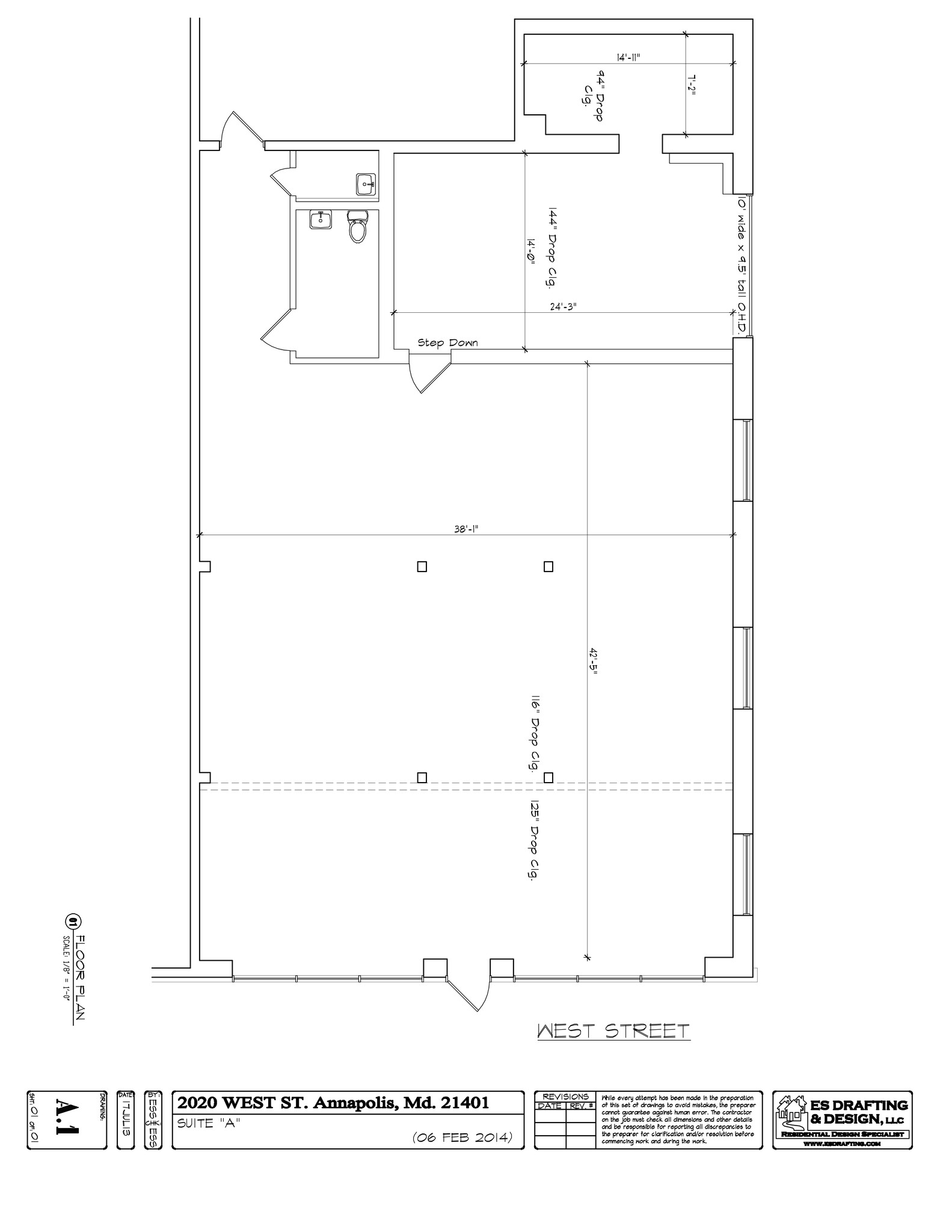 2020 West St, Annapolis, MD en alquiler Plano del sitio- Imagen 1 de 2