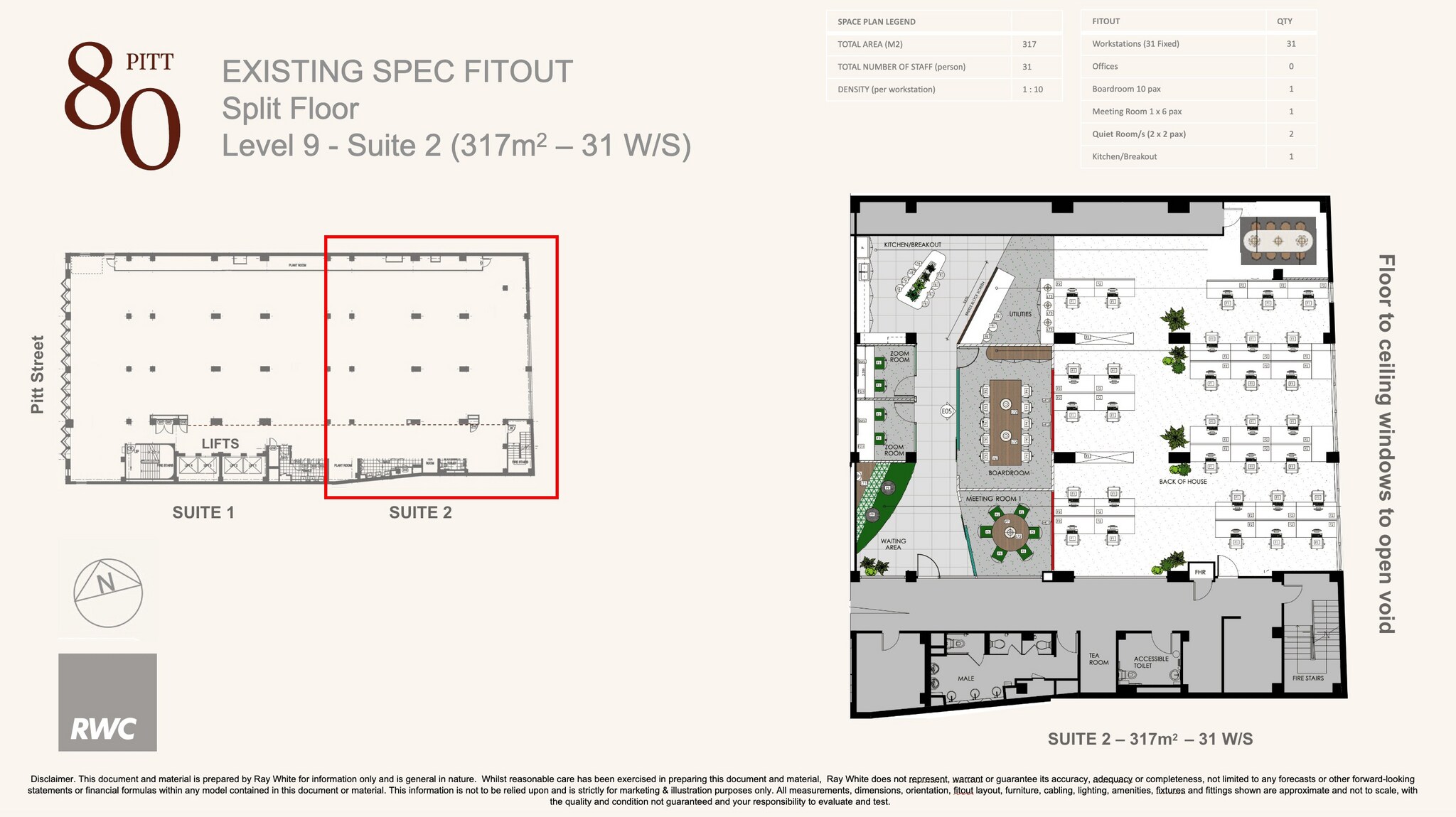 80-82 Pitt St, Sydney en alquiler Plano de la planta- Imagen 1 de 6