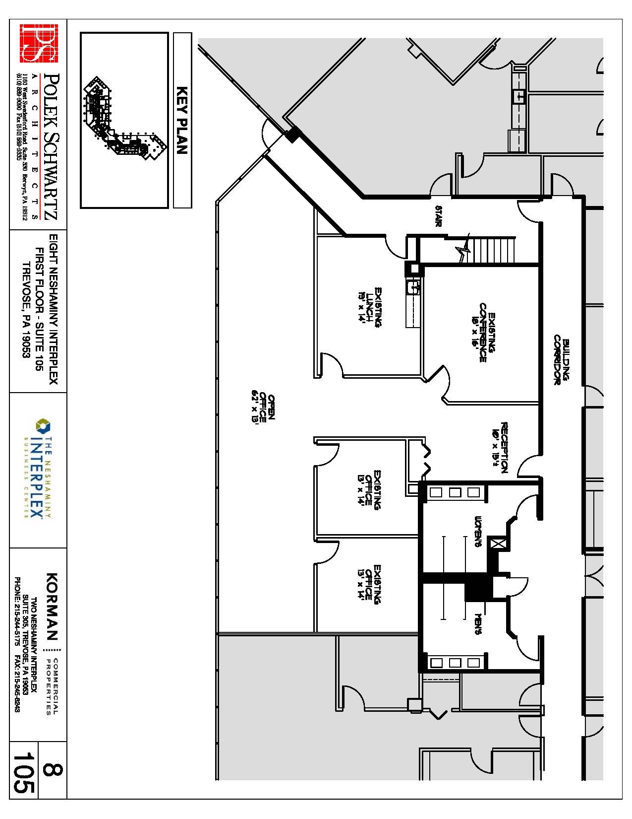 8 Neshaminy Interplex, Trevose, PA en alquiler Plano de la planta- Imagen 1 de 1