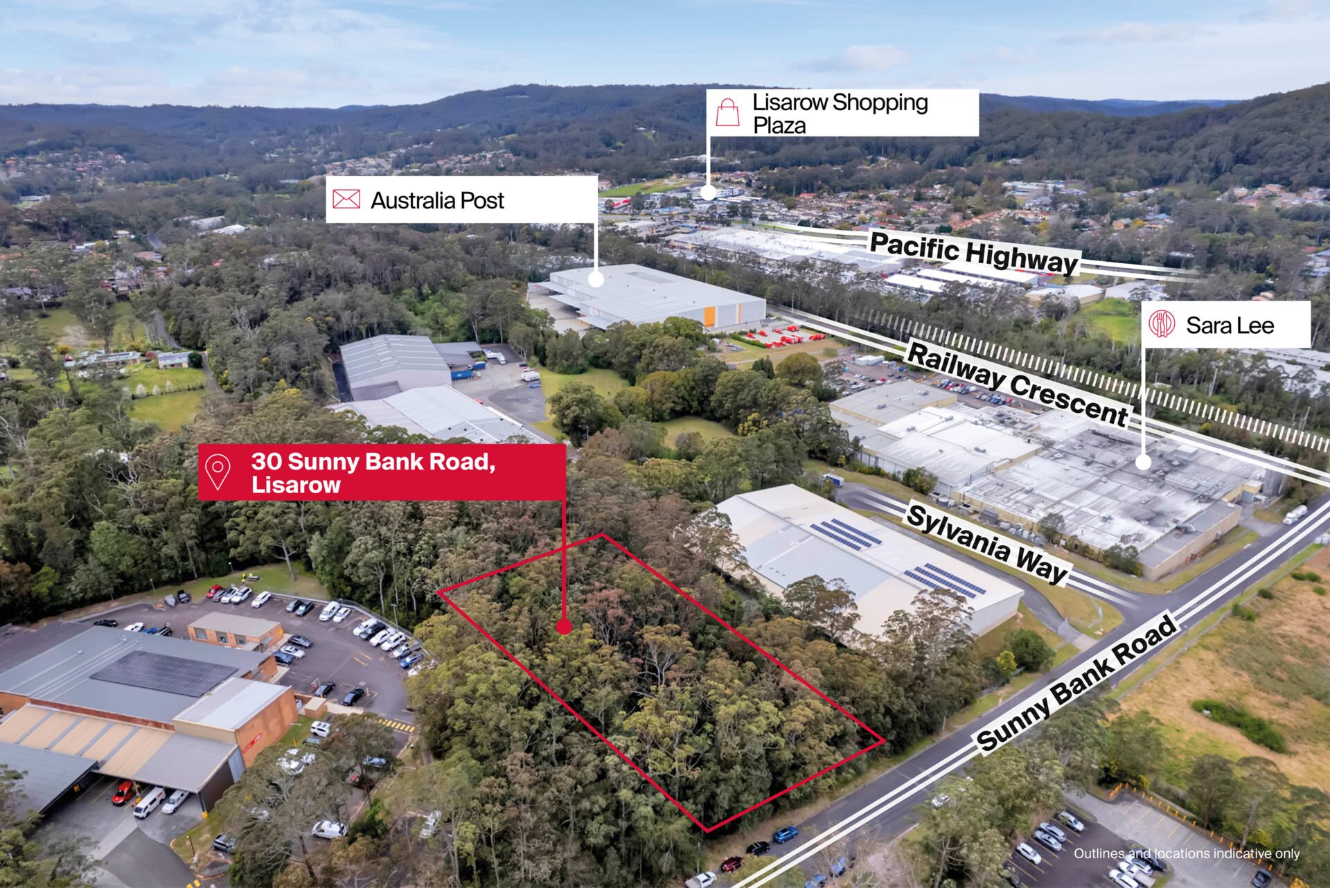 30 Sunny Bank Rd, Lisarow en venta Vista aérea- Imagen 1 de 4