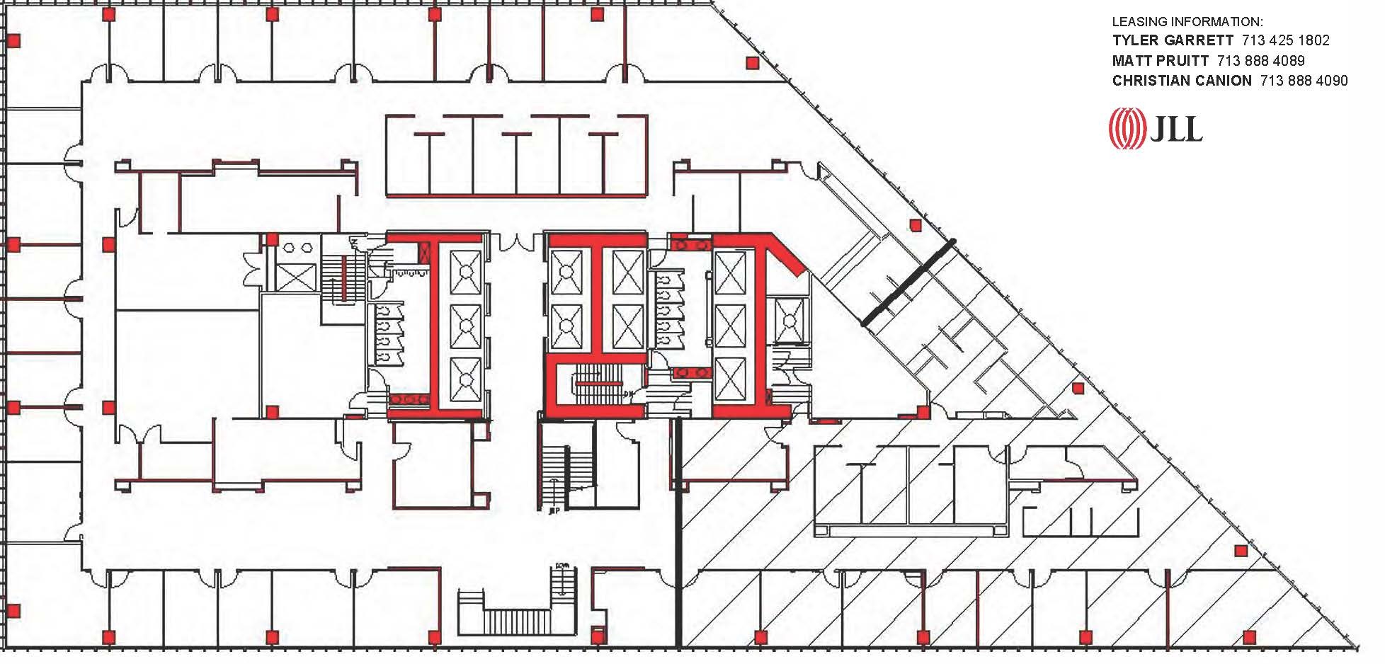 711 Louisiana St, Houston, TX en alquiler Plano de la planta- Imagen 1 de 1