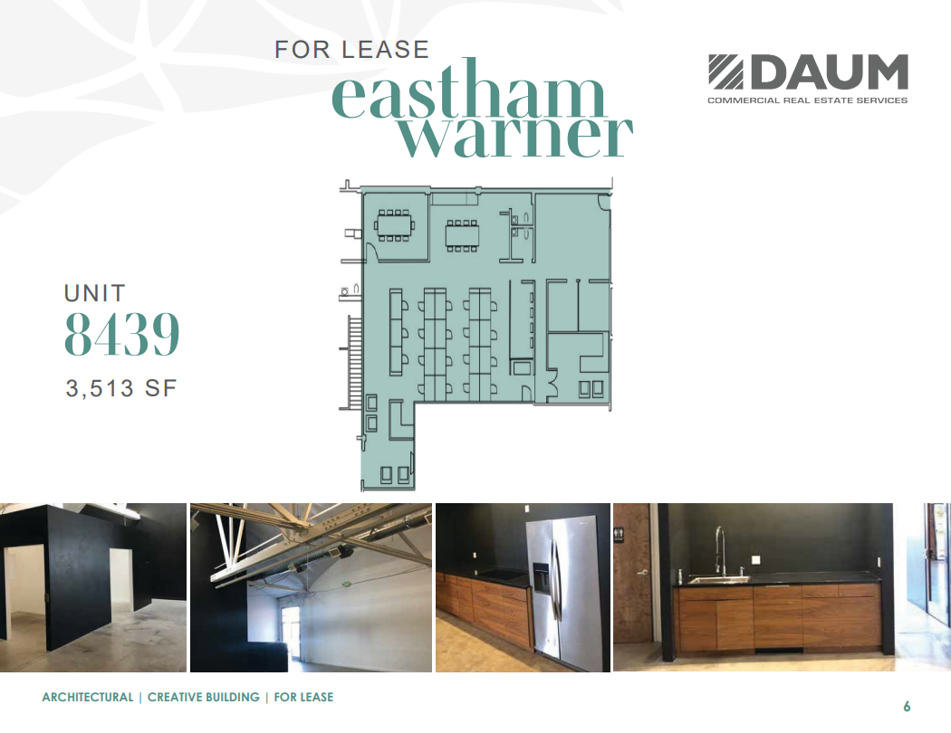 8437-8445 Warner Dr, Culver City, CA en alquiler Plano de la planta- Imagen 1 de 1