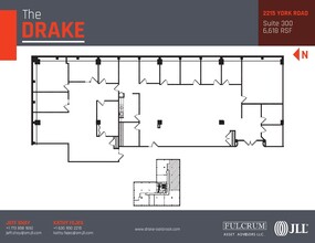 2211-2215 S York Rd, Oak Brook, IL en alquiler Plano de la planta- Imagen 1 de 8