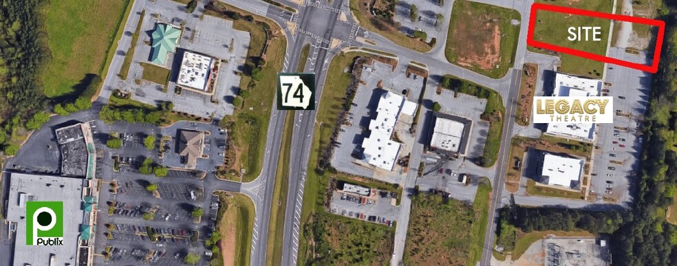 1195 Senoia Rd, Tyrone, GA en alquiler - Vista aérea - Imagen 2 de 5