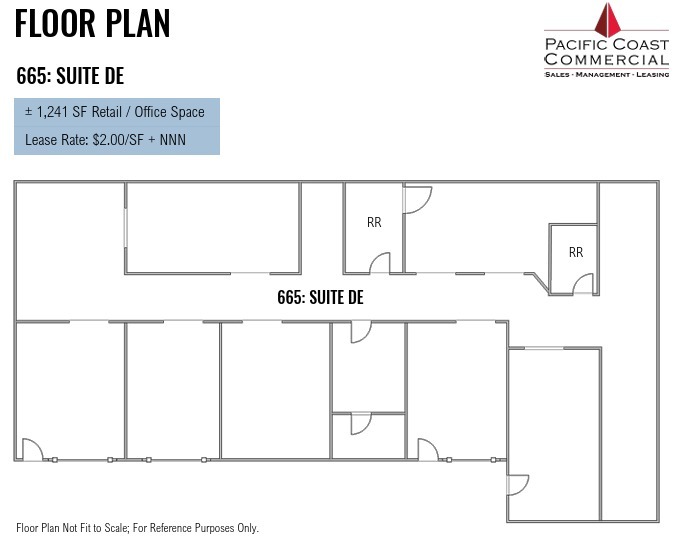 665 H St, Chula Vista, CA en alquiler Plano de la planta- Imagen 1 de 1