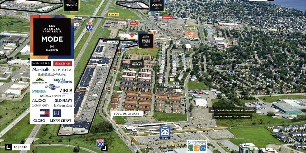 3120 Boul De La Gare, Vaudreuil-dorion, QC en alquiler - Vista aérea - Imagen 1 de 9