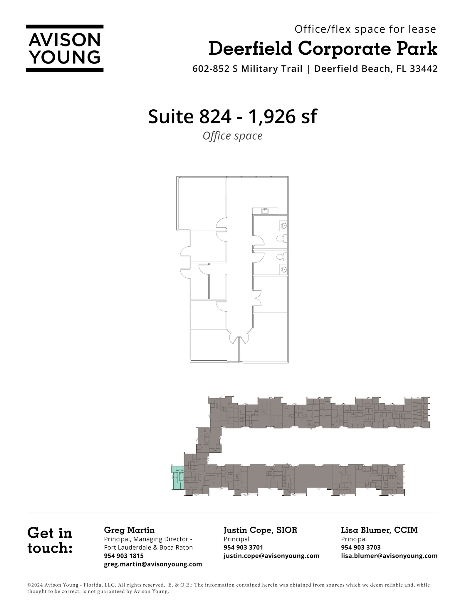 602 S Military Trl, Deerfield Beach, FL en alquiler Plano del sitio- Imagen 1 de 1