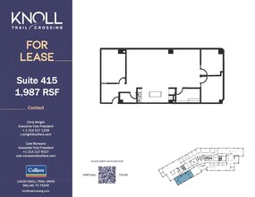 15400 Knoll Trail Dr, Dallas, TX en alquiler Plano de la planta- Imagen 1 de 2