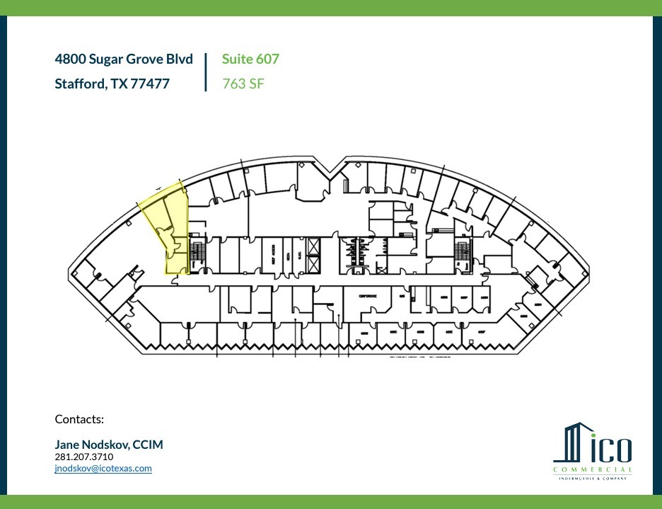 4800 Sugar Grove Blvd, Stafford, TX en alquiler Plano de la planta- Imagen 1 de 1