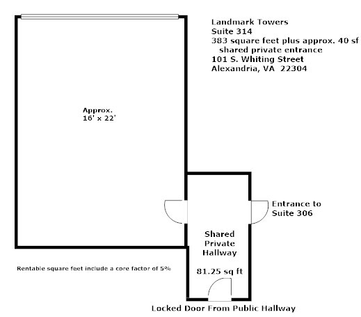 101 S Whiting St, Alexandria, VA en alquiler Plano de la planta- Imagen 1 de 1