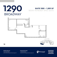 1290 Broadway, Denver, CO en alquiler Plano de la planta- Imagen 1 de 1