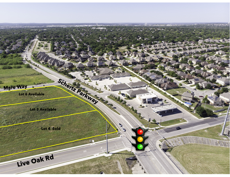 SEC Schertz Pkwy & Live Oak Rd, Schertz, TX en venta - Foto del edificio - Imagen 2 de 2