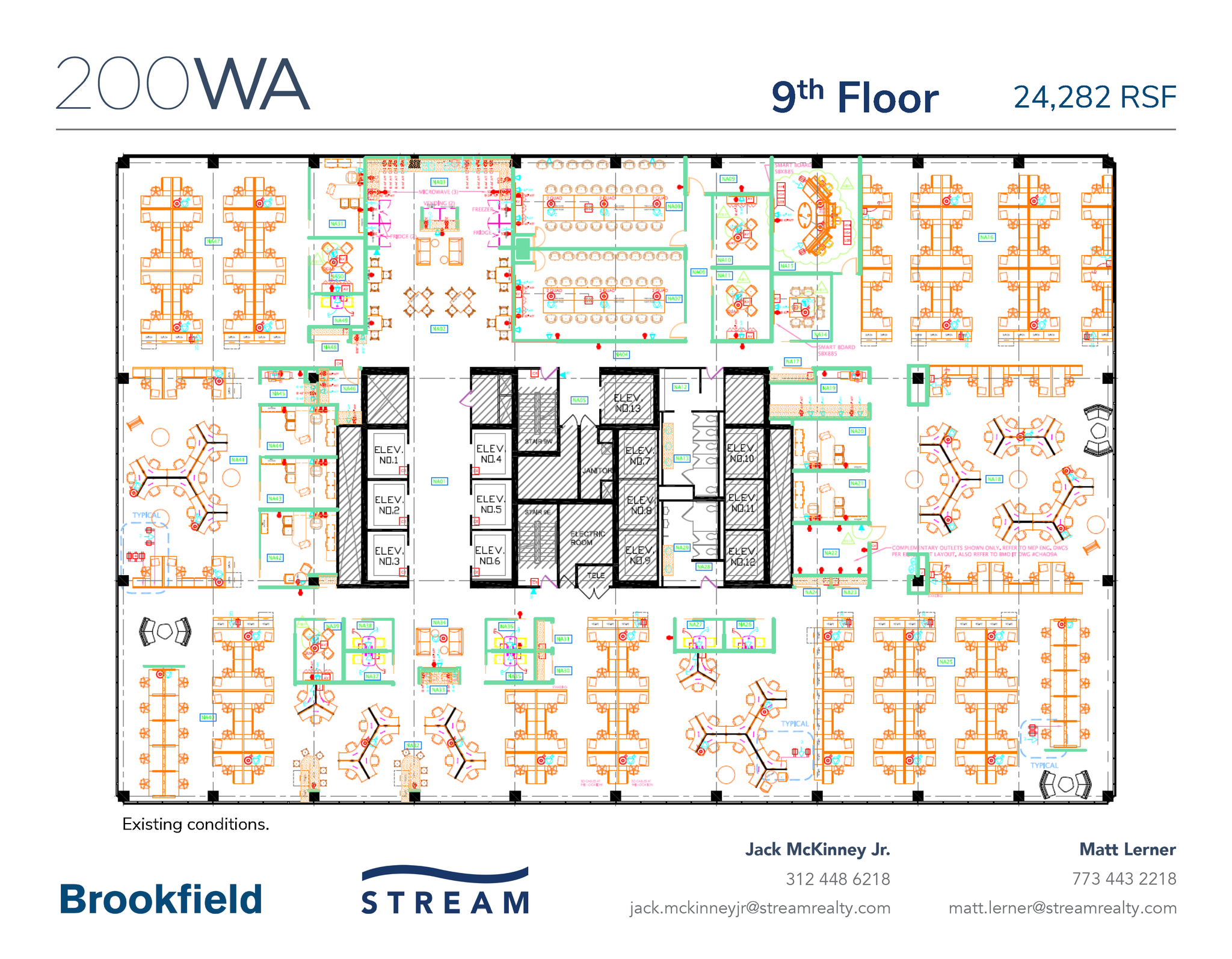 200 W Adams St, Chicago, IL en alquiler Plano de la planta- Imagen 1 de 1