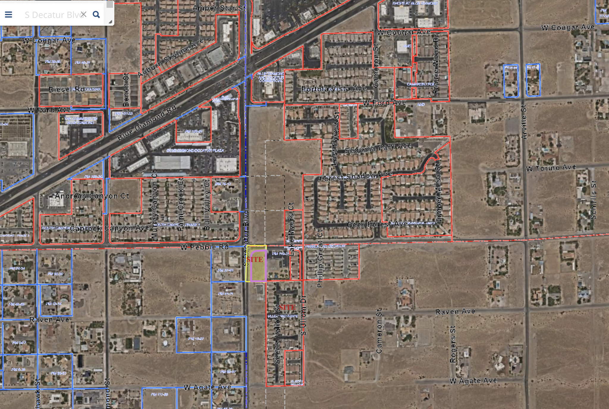 Decatur Blvd, Las Vegas, NV en venta Vista aérea- Imagen 1 de 17