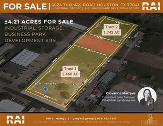 Más detalles para 6024 Thomas Rd, Houston, TX - Terrenos en venta