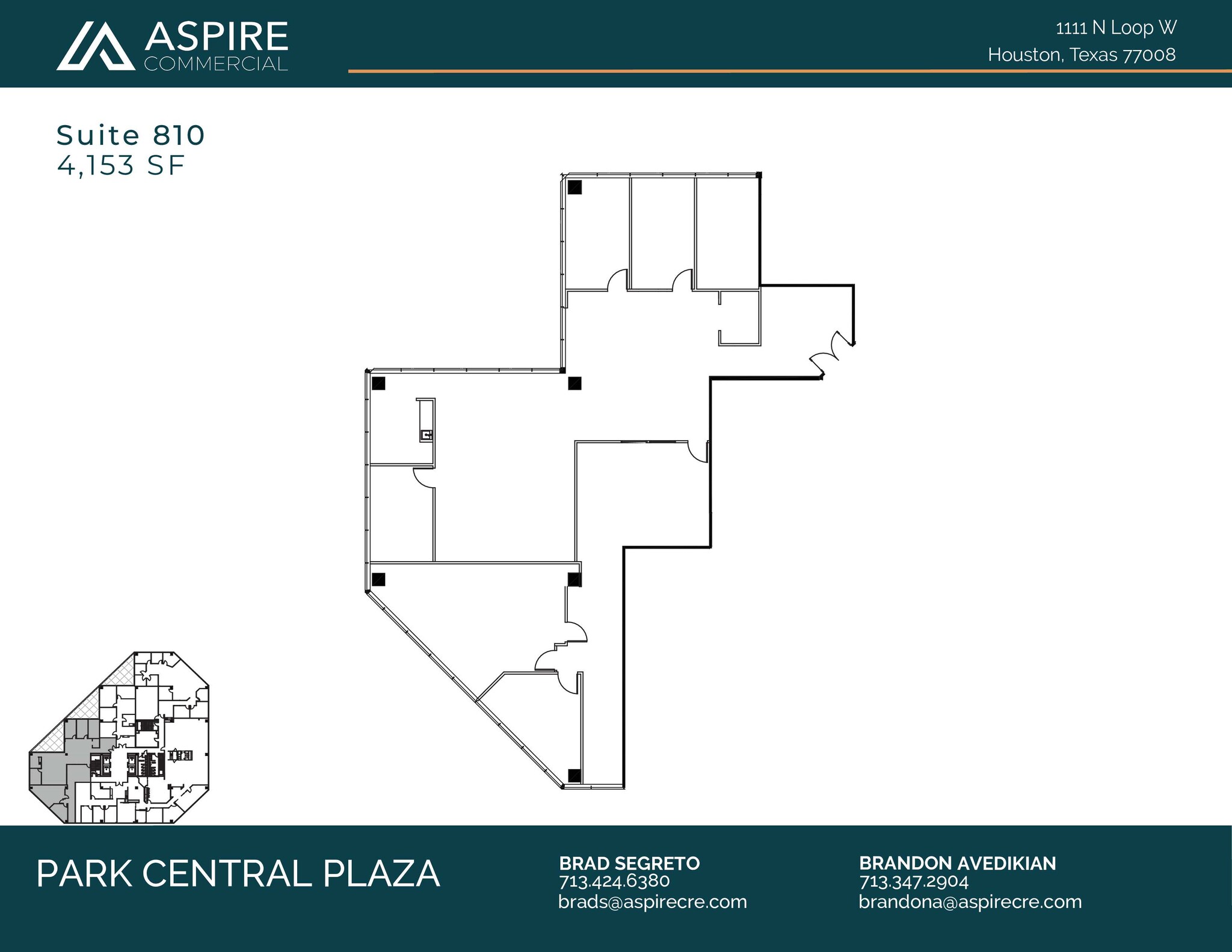 1111 N Loop W, Houston, TX en alquiler Plano de la planta- Imagen 1 de 1