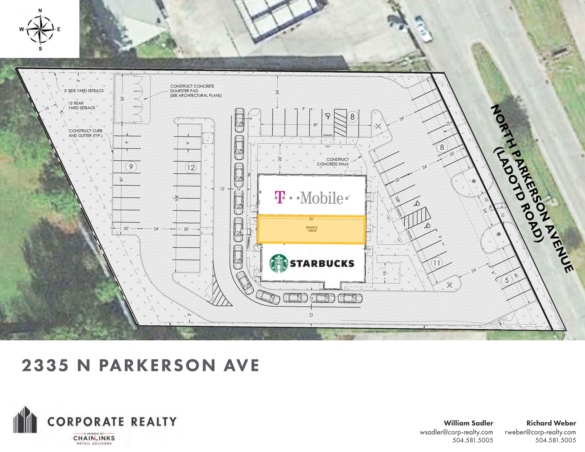 2335 N Parkerson Ave, Crowley, LA en alquiler Plano del sitio- Imagen 1 de 1