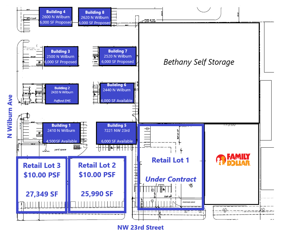 2400 N Wilburn, Bethany, OK en alquiler Plano del sitio- Imagen 1 de 1