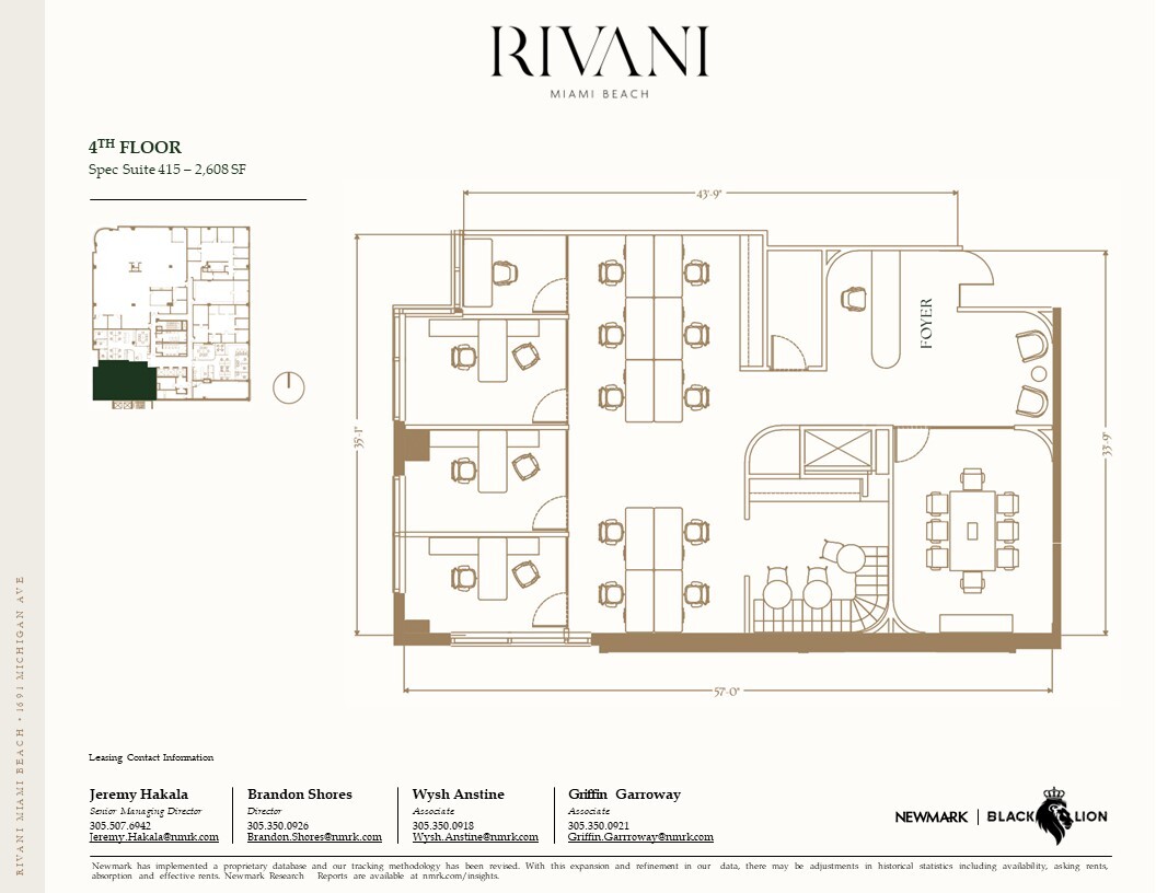 1691 Michigan Ave, Miami Beach, FL en alquiler Plano de la planta- Imagen 1 de 1