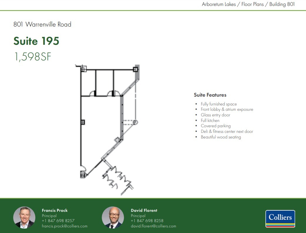 801 Warrenville Rd, Lisle, IL en alquiler Plano de la planta- Imagen 1 de 1