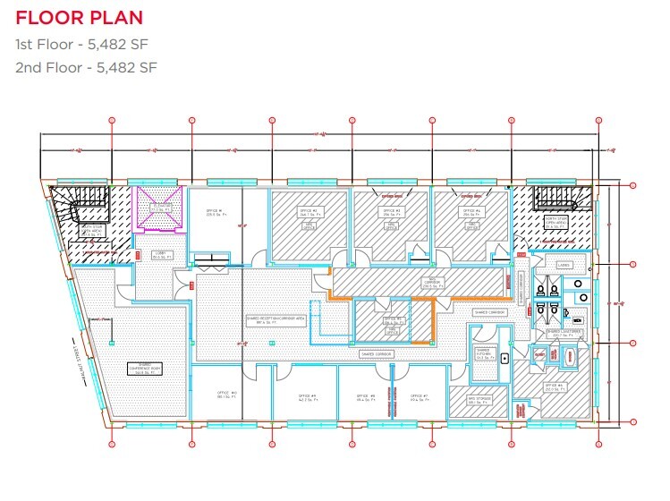 100 N 10th St, Harrisburg, PA en alquiler Plano de la planta- Imagen 1 de 1