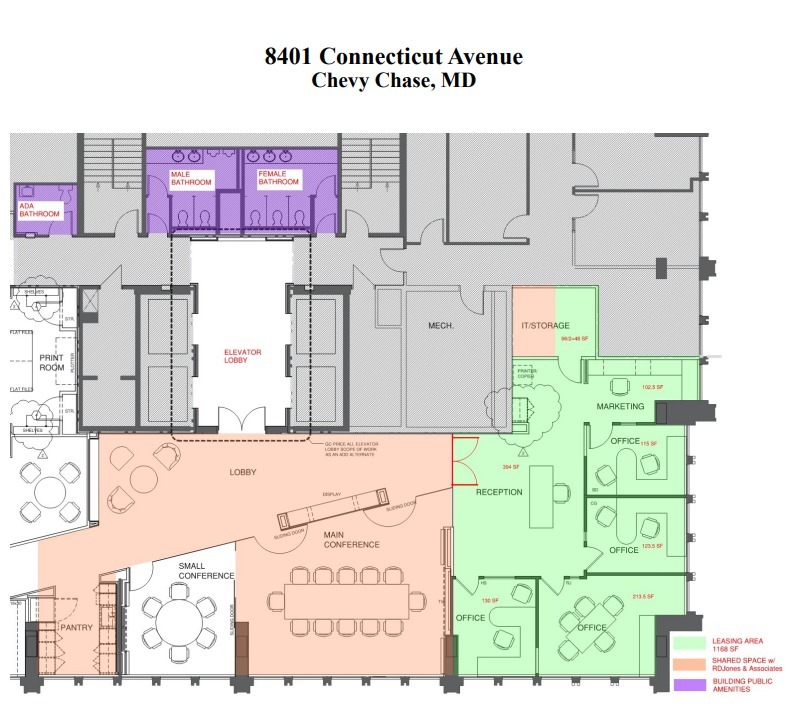 8401 Connecticut Ave, Chevy Chase, MD en alquiler Plano de la planta- Imagen 1 de 20