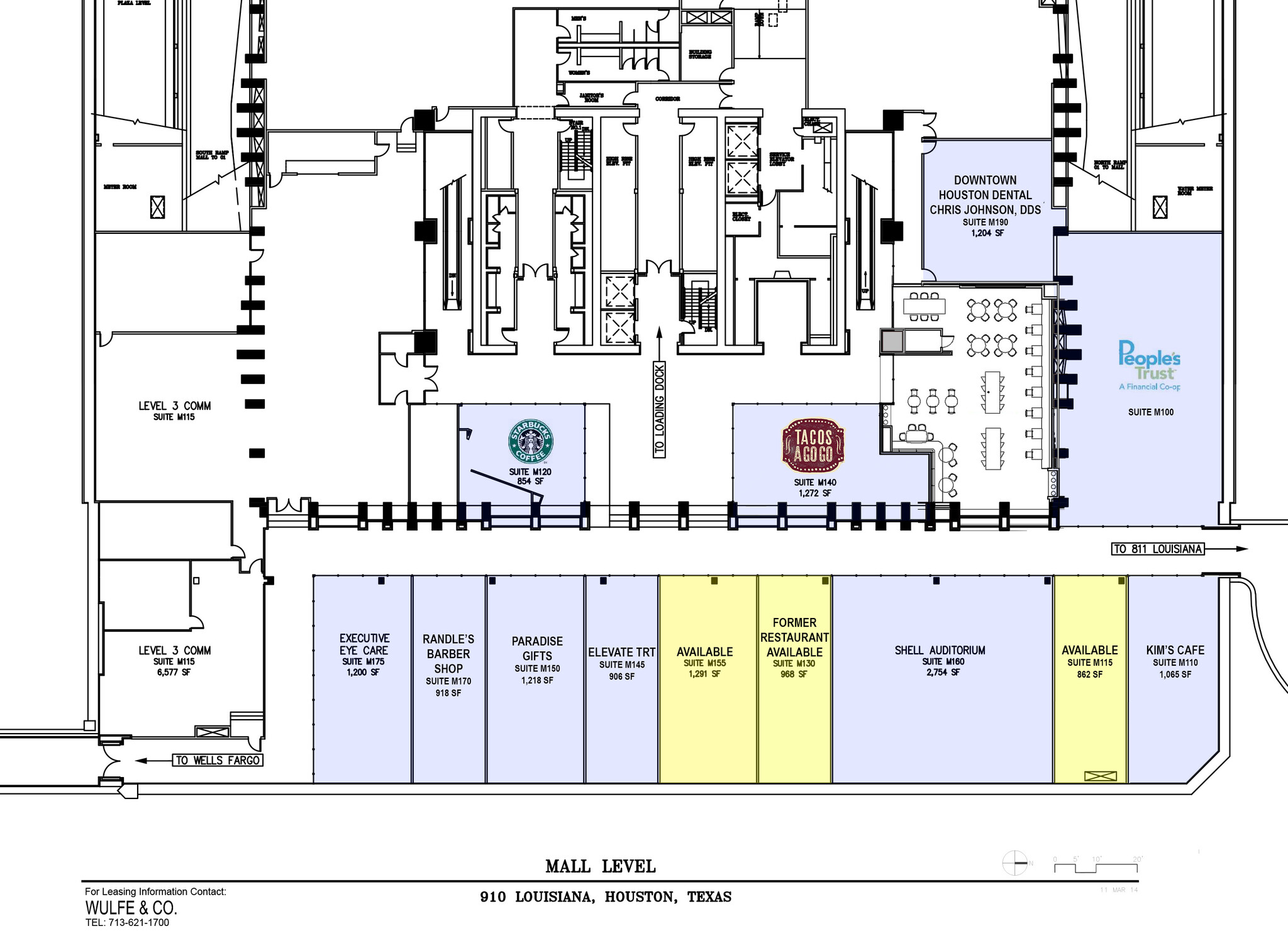 910 Louisiana St, Houston, TX en alquiler Plano del sitio- Imagen 1 de 1