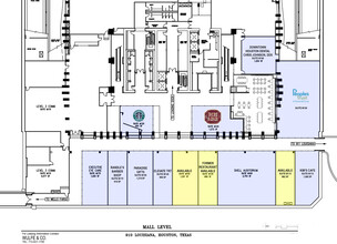 910 Louisiana St, Houston, TX en alquiler Plano del sitio- Imagen 1 de 1