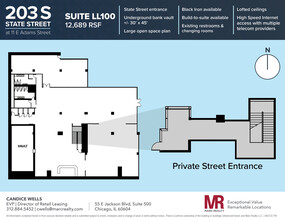 11 E Adams St, Chicago, IL en alquiler Plano de la planta- Imagen 1 de 17