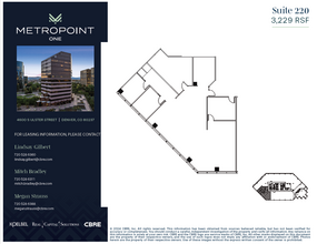 4600 S Ulster St, Denver, CO en alquiler Plano de la planta- Imagen 1 de 1