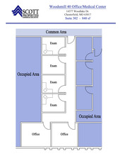 14377 Woodlake Dr, Chesterfield, MO en alquiler Plano de la planta- Imagen 1 de 2